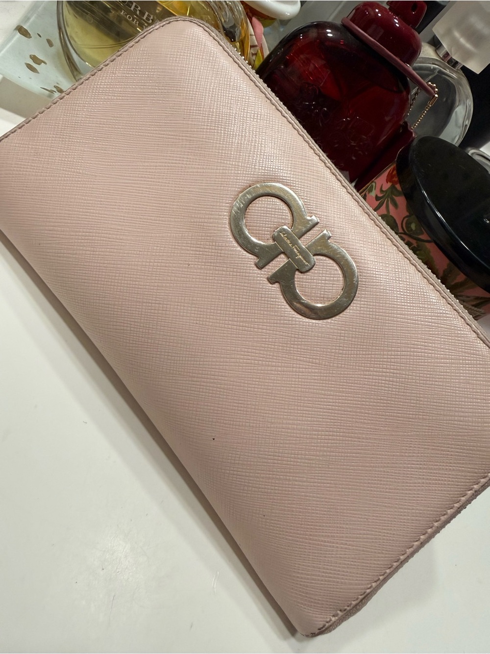 Pink Logo-Accent Women's Wallet